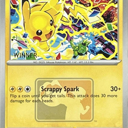 Pikachu (225) (World Championship 2025) [Winner] [Scarlet & Violet: Black Star Promos]