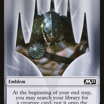 Garruk, Unleashed Emblem [Core Set 2021 Tokens]
