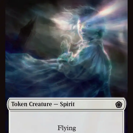 Angel (0002) // Spirit Double-Sided Token [Foundations Commander Tokens]