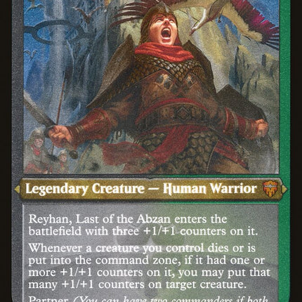 Reyhan, Last of the Abzan (Etched) [Commander Legends]