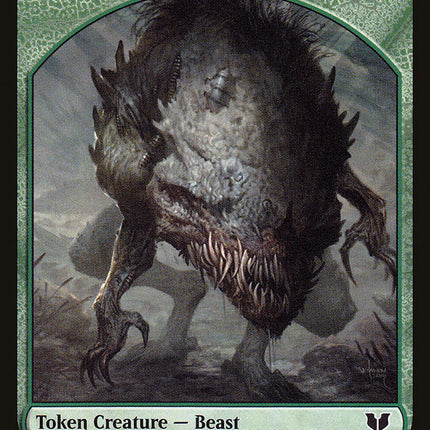 Beast // Snake (017) Double-Sided Token [Commander 2015 Tokens]