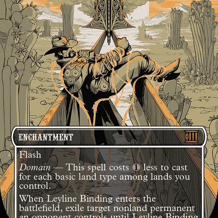 Leyline Binding (Textured Foil) [Outlaws of Thunder Junction: Breaking News]