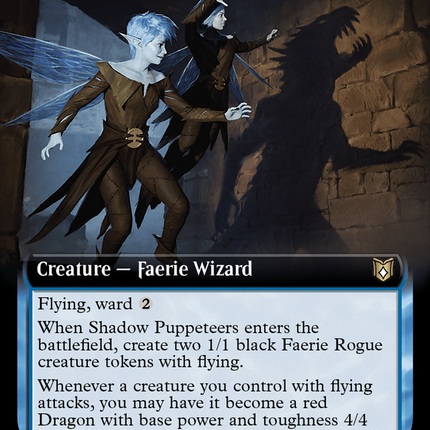 Shadow Puppeteers (Extended Art) [Wilds of Eldraine Commander]