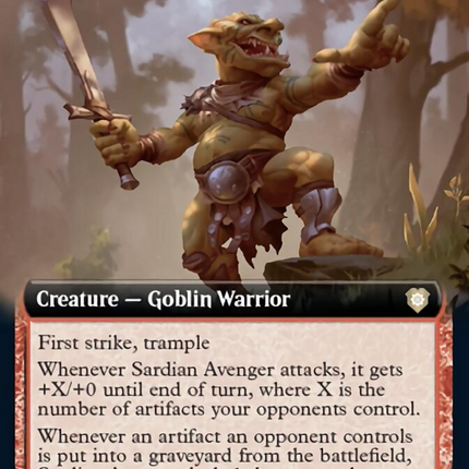 Sardian Avenger (Extended Art) [The Brothers' War Commander]