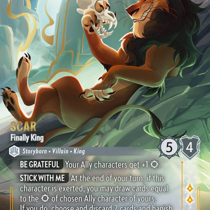 Scar - Finally King (Enchanted) (239/204) [Fabled]