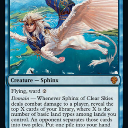 Sphinx of Clear Skies (Promo Pack) [Dominaria United Promos]