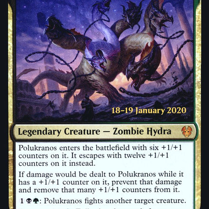 Polukranos, Unchained [Theros Beyond Death Prerelease Promos]