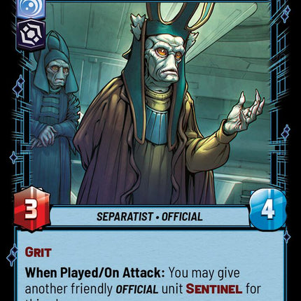 Nute Gunray - Escaping Justice (31/264) (31/264) [Secrets of Power]