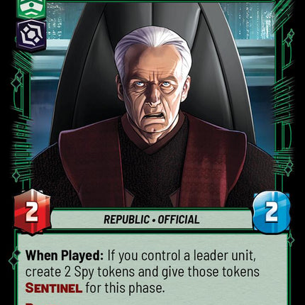 Chancellor Palpatine - I Am the Senate (82/264) (82/264) [Secrets of Power]
