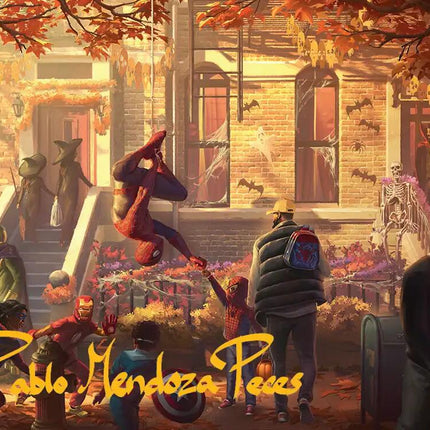 Friendly Neighborhood Art Card (Gold-Stamped Signature) [Marvel's Spider-Man Art Series]