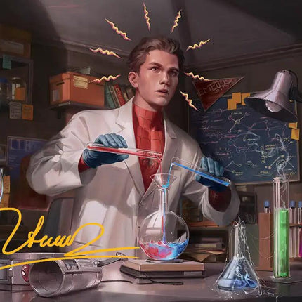 Peter Parker Art Card (3/54) (Gold-Stamped Signature) [Marvel's Spider-Man Art Series]