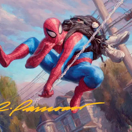 Spider-Man, Web-Slinger Art Card (Gold-Stamped Signature) [Marvel's Spider-Man Art Series]