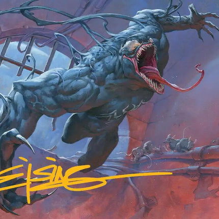 Venom, Evil Unleashed Art Card (Gold-Stamped Signature) [Marvel's Spider-Man Art Series]