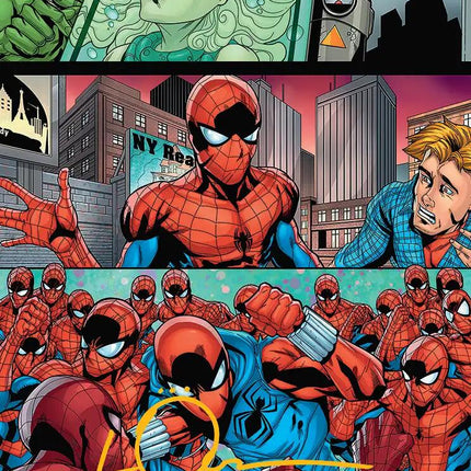 The Clone Saga Art Card (Gold-Stamped Signature) [Marvel's Spider-Man Art Series]