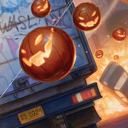 Pumpkin Bombs Art Card [Marvel's Spider-Man Art Series]