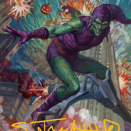 Green Goblin Art Card (26/54) (Gold-Stamped Signature) [Marvel's Spider-Man Art Series]