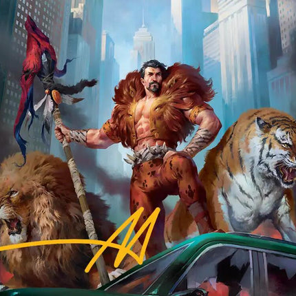Kraven, Proud Predator Art Card (Gold-Stamped Signature) [Marvel's Spider-Man Art Series]