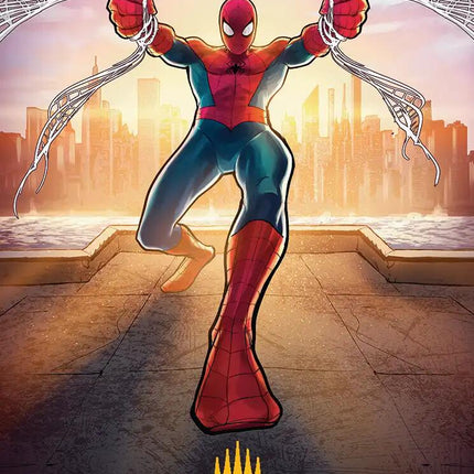 Amazing Spider-Man Art Card (36/54) (Gold-Stamped Planeswalker Symbol) [Marvel's Spider-Man Art Series]