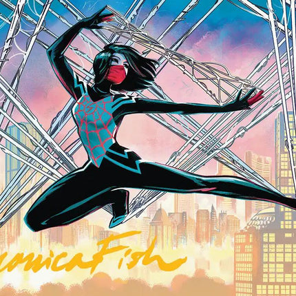 Silk, Web Weaver Art Card (39/54) (Gold-Stamped Signature) [Marvel's Spider-Man Art Series]
