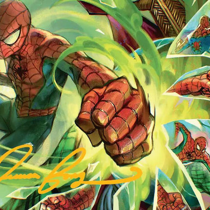 Kapow! Art Card (Gold-Stamped Signature) [Marvel's Spider-Man Art Series]