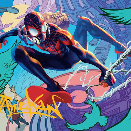 Spider-Man, Brooklyn Visionary Art Card (Gold-Stamped Signature) [Marvel's Spider-Man Art Series]