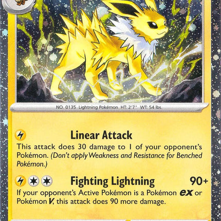 Jolteon (169) (Cosmos Holo) [Scarlet & Violet: Black Star Promos]