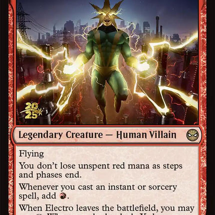 Electro, Assaulting Battery [Marvel's Spider-Man Prerelease Promos]