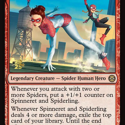 Spinneret and Spiderling [Marvel's Spider-Man Prerelease Promos]
