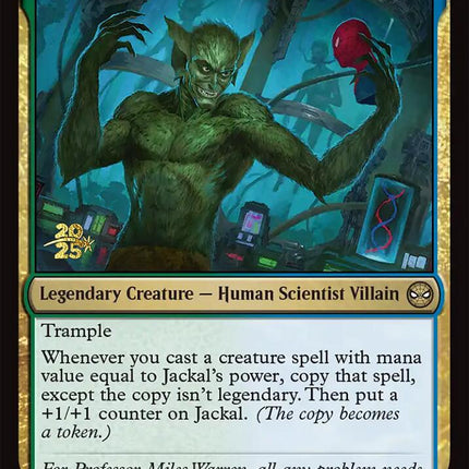 Jackal, Genius Geneticist [Marvel's Spider-Man Prerelease Promos]