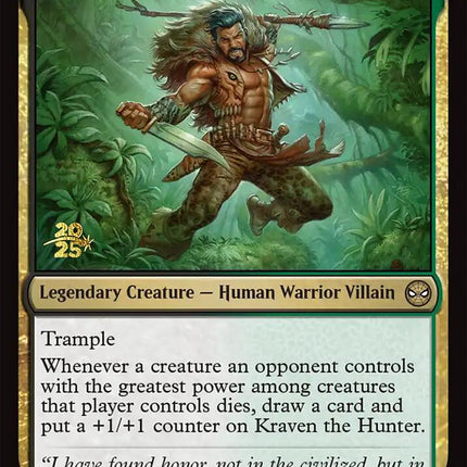 Kraven the Hunter [Marvel's Spider-Man Prerelease Promos]