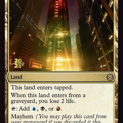 Oscorp Industries [Marvel's Spider-Man Prerelease Promos]