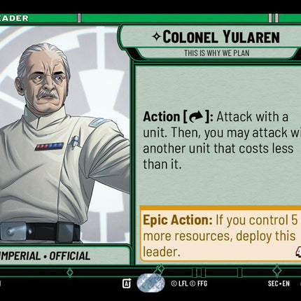 Colonel Yularen (6/264) - This is Why We Plan (6/264) [Secrets of Power]