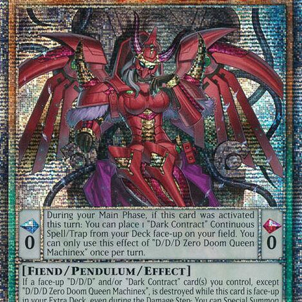 D/D/D Zero Doom Queen Machinex (Starlight Rare) [DOOD-EN003] Starlight Rare