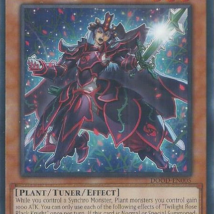 Twilight Rose Black Knight [DOOD-EN005] Common