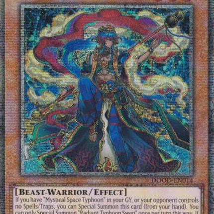 Radiant Typhoon Swen (Starlight Rare) [DOOD-EN014] Starlight Rare