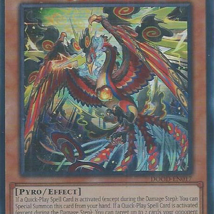 Radiant Typhoon Fonix, the Great Flame [DOOD-EN017] Ultra Rare