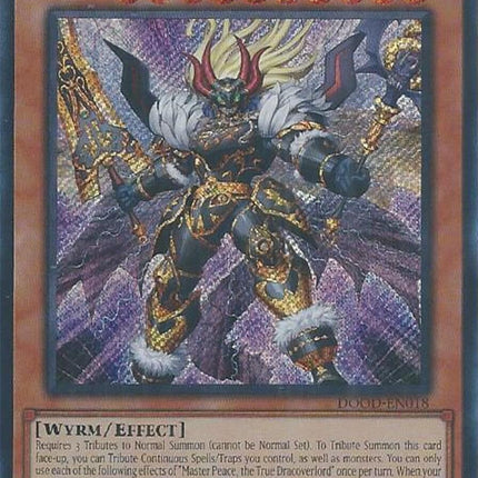Master Peace, the True Dracoverlord [DOOD-EN018] Secret Rare