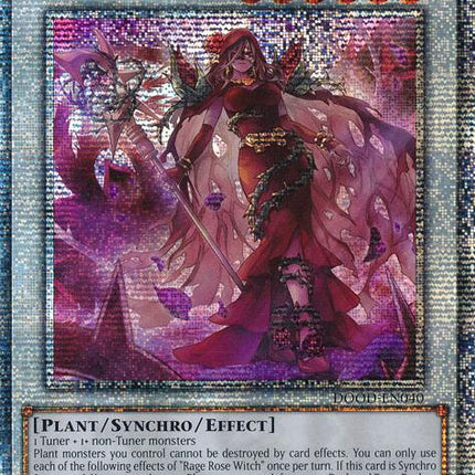 Rage Rose Witch (Starlight Rare) [DOOD-EN040] Starlight Rare