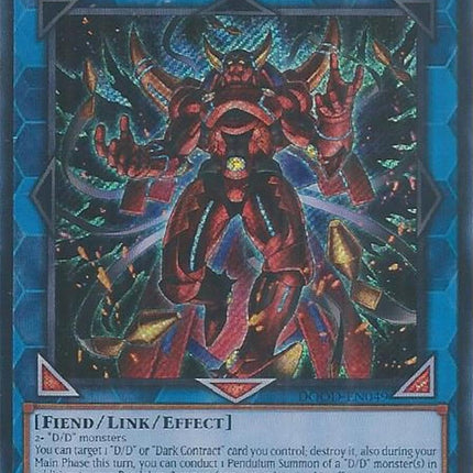 D/D/D Sky King Zeus Ragnarok [DOOD-EN049] Secret Rare