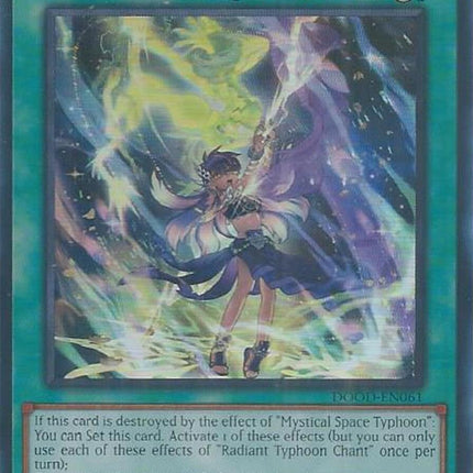 Radiant Typhoon Chant [DOOD-EN061] Ultra Rare