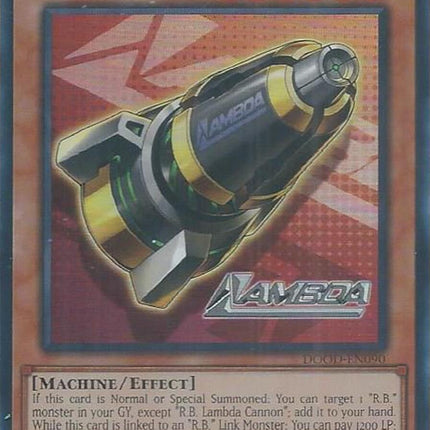 R.B. Lambda Cannon [DOOD-EN090] Ultra Rare