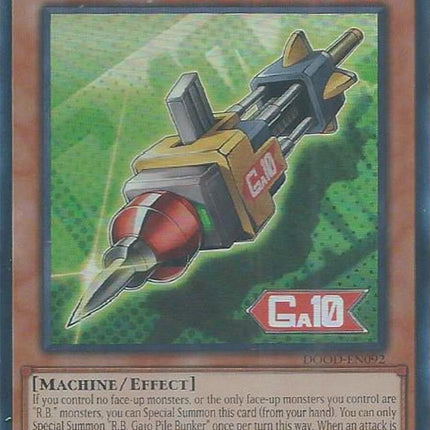 R.B. Ga10 Pile Bunker [DOOD-EN092] Super Rare