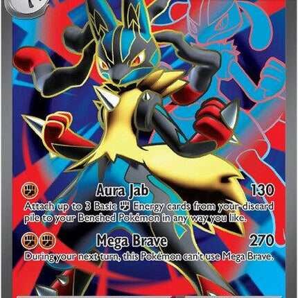 Mega Lucario ex (160/132) [Mega Evolution: Base Set]