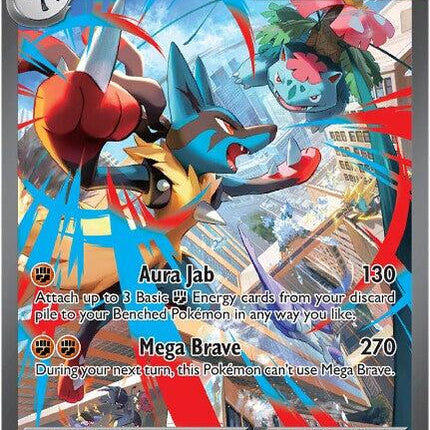 Mega Lucario ex (179/132) [Mega Evolution: Base Set]
