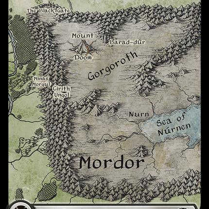 Swamp (0718) (Surge Foil) [The Lord of the Rings: Tales of Middle-Earth]