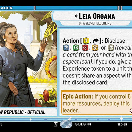Leia Organa (4/264) - Of A Secret Bloodline (4/264) [Secrets of Power]
