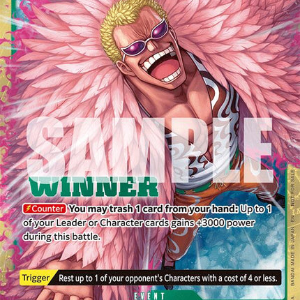 Because the Side of Justice Will Be Whichever Side Wins!! (Winner Pack 2025 Vol. 4) [One Piece Promotion Cards]
