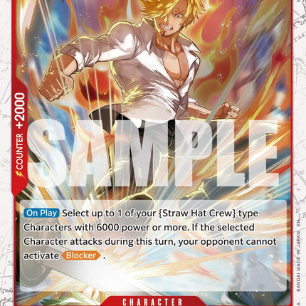 Sanji (ST21-003) (Pirate Foil) [Premium Booster -The Best- Vol. 2]