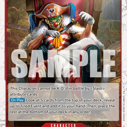 Buggy (OP03-008) (Pirate Foil) [Premium Booster -The Best- Vol. 2]