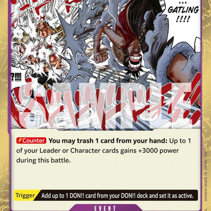 Gum-Gum Jet Gatling (Reprint) [Premium Booster -The Best- Vol. 2]